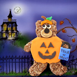 Trick or Treat Rice Krispies Treat