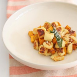 Gnocchi with roast pumpkin and sage