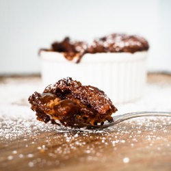 Molten chocolate lava cakes