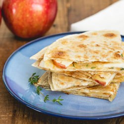 Apple and Gouda Quesadillas