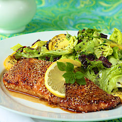 Brown Sugar-Seared Salmon