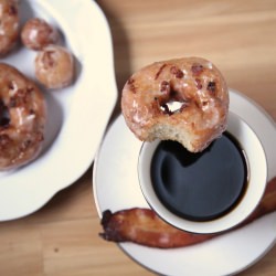 Maple Apple Bacon Donuts