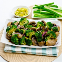 Broccoli & Mushroom Stir Fry