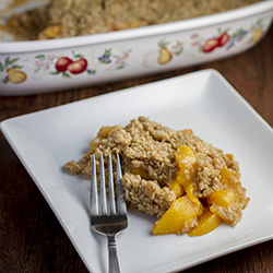 Fresh Peach Crisp