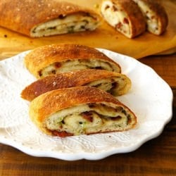 Bacon And Cheese Stromboli