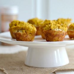 Mini pumpkin muffins
