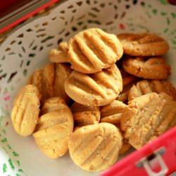 Peanut Butter and Sesame Cookies