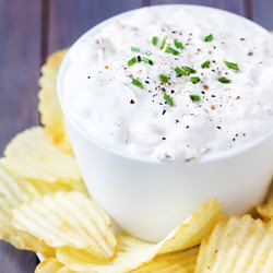 Lighter French Onion Dip