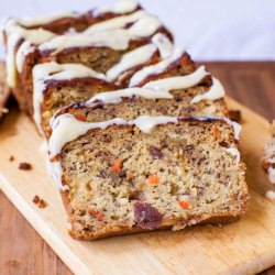 Carrot Pineapple Banana Bread
