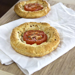 Tomato & Goat Cheese Tarts