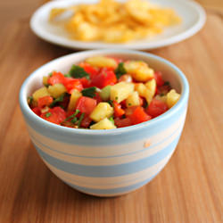 Tomato pineapple salsa