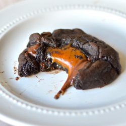 Caramel Stuffed Chocolate Cookies
