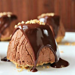 Chocolate-Peanut Butter Bombes