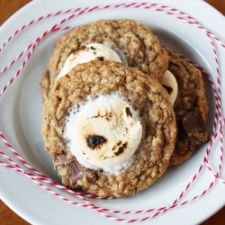 Campfire S’mores Cookies