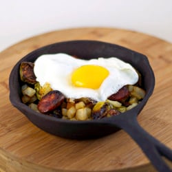 Brussels Sprout–Potato Hash