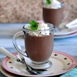 Dark Chocolate Panna Cotta