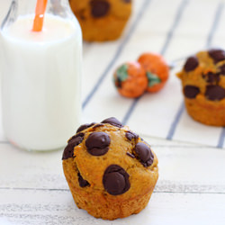 Pumpkin Chocolate Chip Muffins