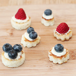 Mascarpone Toast Fruit Tarts