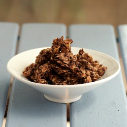 Healthy Cocoa Banana Granola