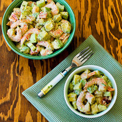 Shrimp, Avocado, and Red Pepper Salad