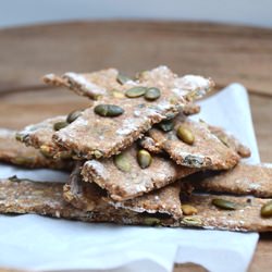 Homemade Rye Crackers