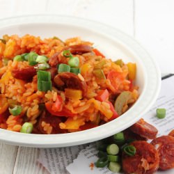 Chorizo and Bell Pepper Risotto