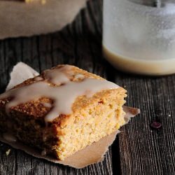 Chewy Vanilla Bean Cinnamon Bars