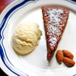 French Almond Chocolate Cake