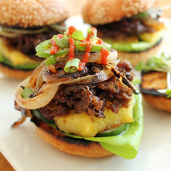 Grilled Teriyaki Beef Sliders