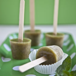 Home Made  Kiwi Fruit Ice Lollies