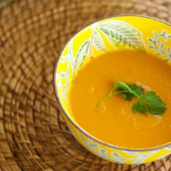 Pureed Kabocha Red Curry Soup
