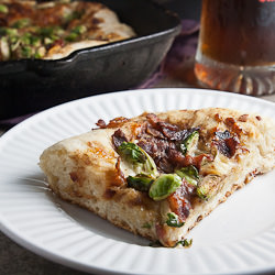 Pizza with brussels Sprouts