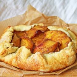 Peach galettes