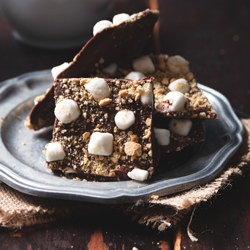 S’mores chocolate bark