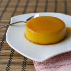 Semolina caramel custard