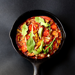 Baked Eggs and Chorizo