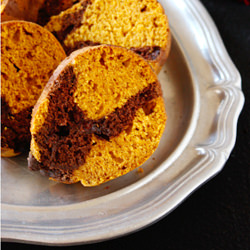 Pumpkin-Chocolate Swirl Bundt Cake