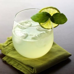 Sparkling Basil Gimlet