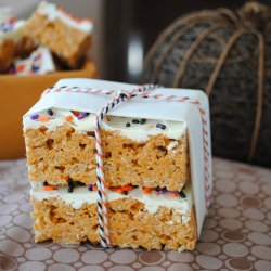 Pumpkin Spice Rice Krispie Treats