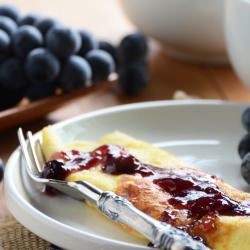 Cheese Crepe for One {Grain-Free}
