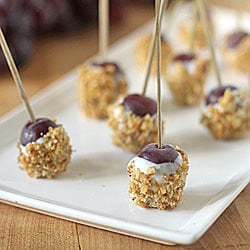 Blue Cheese and Walnut Dusted Grape