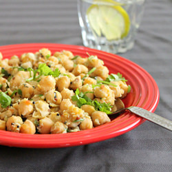 Chana salad (sundal)