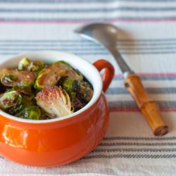 Oven Caramelized Brussels Sprouts