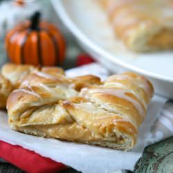 Pumpkin Cream Cheese Danish