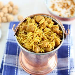 Soya chunks biryani