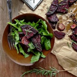 Simple Roasted Rosemary Beets
