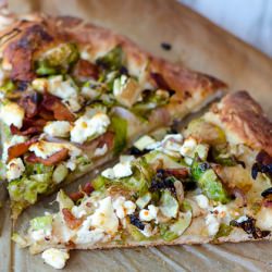 Brussels Sprouts & Bacon Pizza