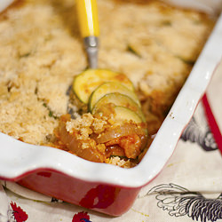 Baked Zucchini with Bacon