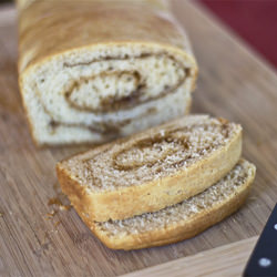 Healthier Cinnamon Swirl Bread