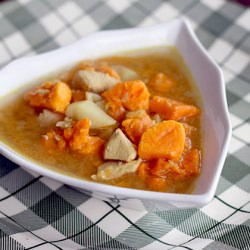 Sweet Potato & Chicken Soup